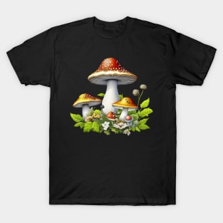 Cottagecore Mushrooms T-Shirt